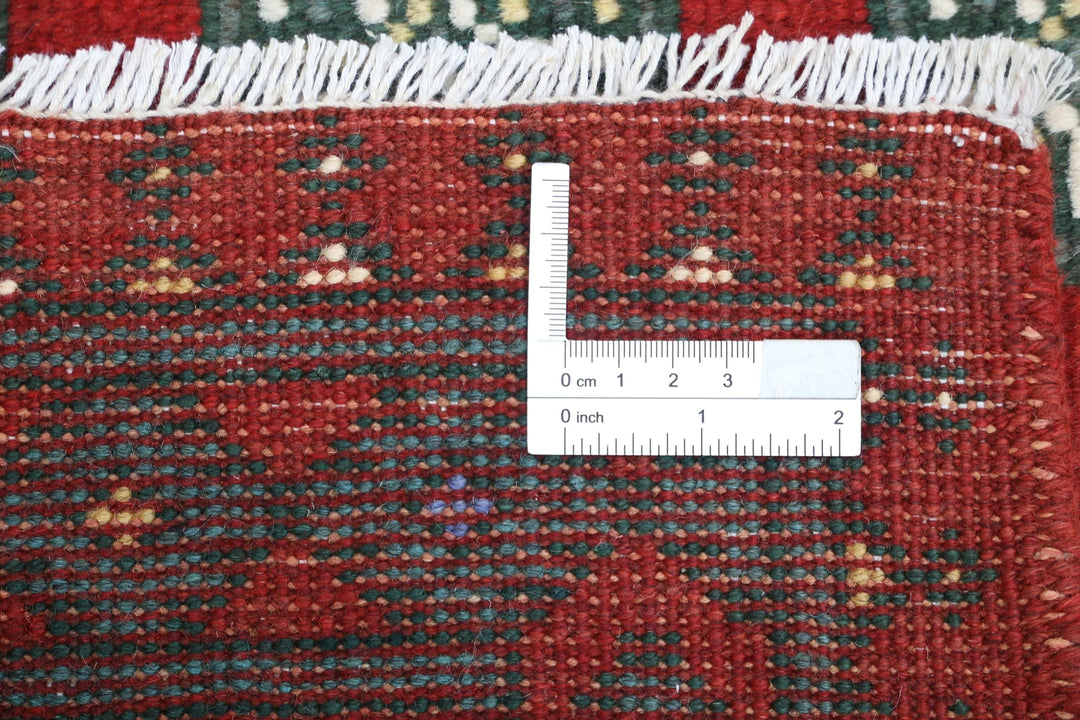 Afghan Revival Rug 5' 5" x 7' 8" Hand-Knotted | No. AT89307