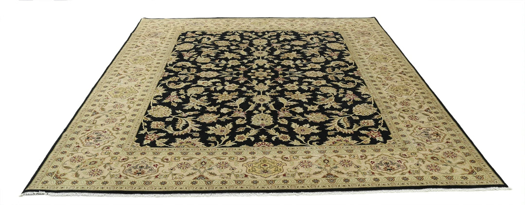 Indian Ziegler Rug 7' 10" x 9' 9" Hand-Knotted | No. AT89387