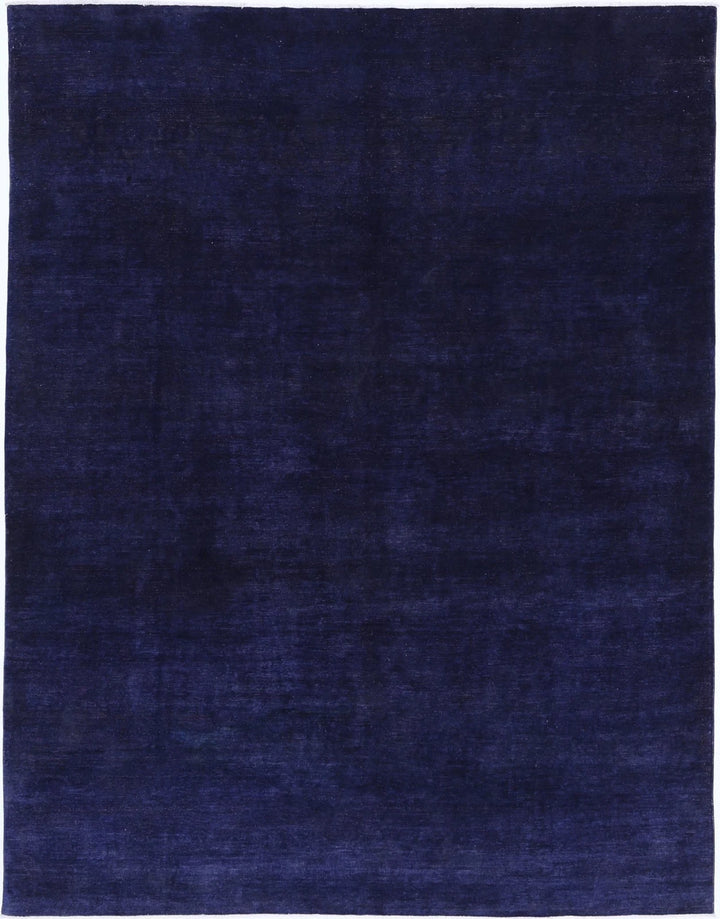 Purple Afghan Overdye Rug 8' 7" x 11' 1" Hand-Knotted | No. AT89517