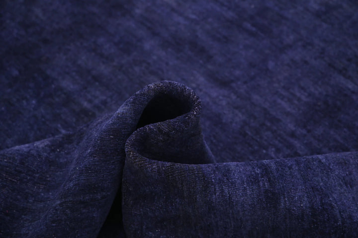 Purple Afghan Overdye Rug 8' 7" x 11' 1" Hand-Knotted | No. AT89517