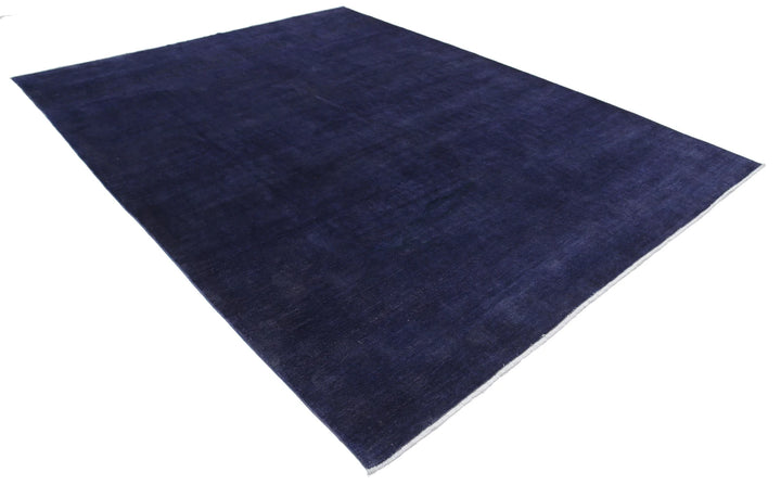 Purple Afghan Overdye Rug 8' 7" x 11' 1" Hand-Knotted | No. AT89517