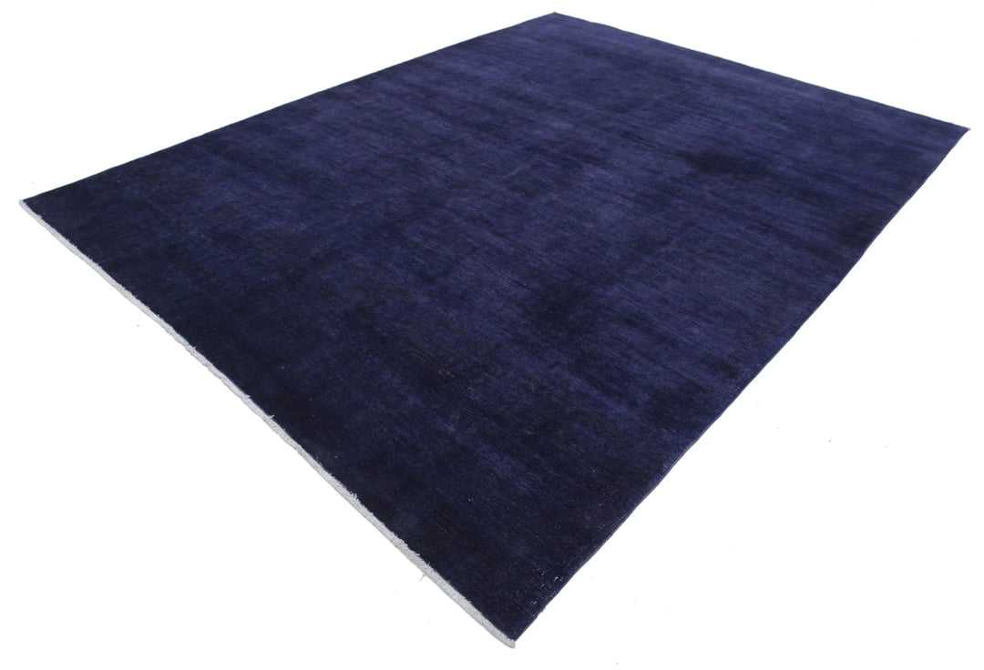 Purple Afghan Overdye Rug 8' 7" x 11' 1" Hand-Knotted | No. AT89517