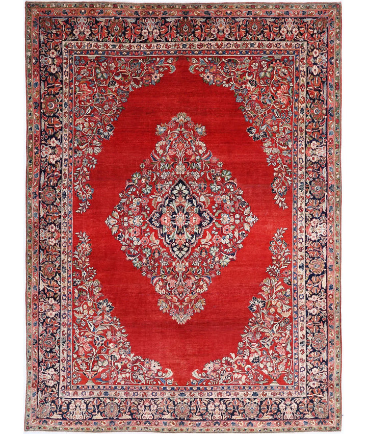Persian Kerman Rug 8' 4" x 11' 4" Hand-Knotted | No. AT89576