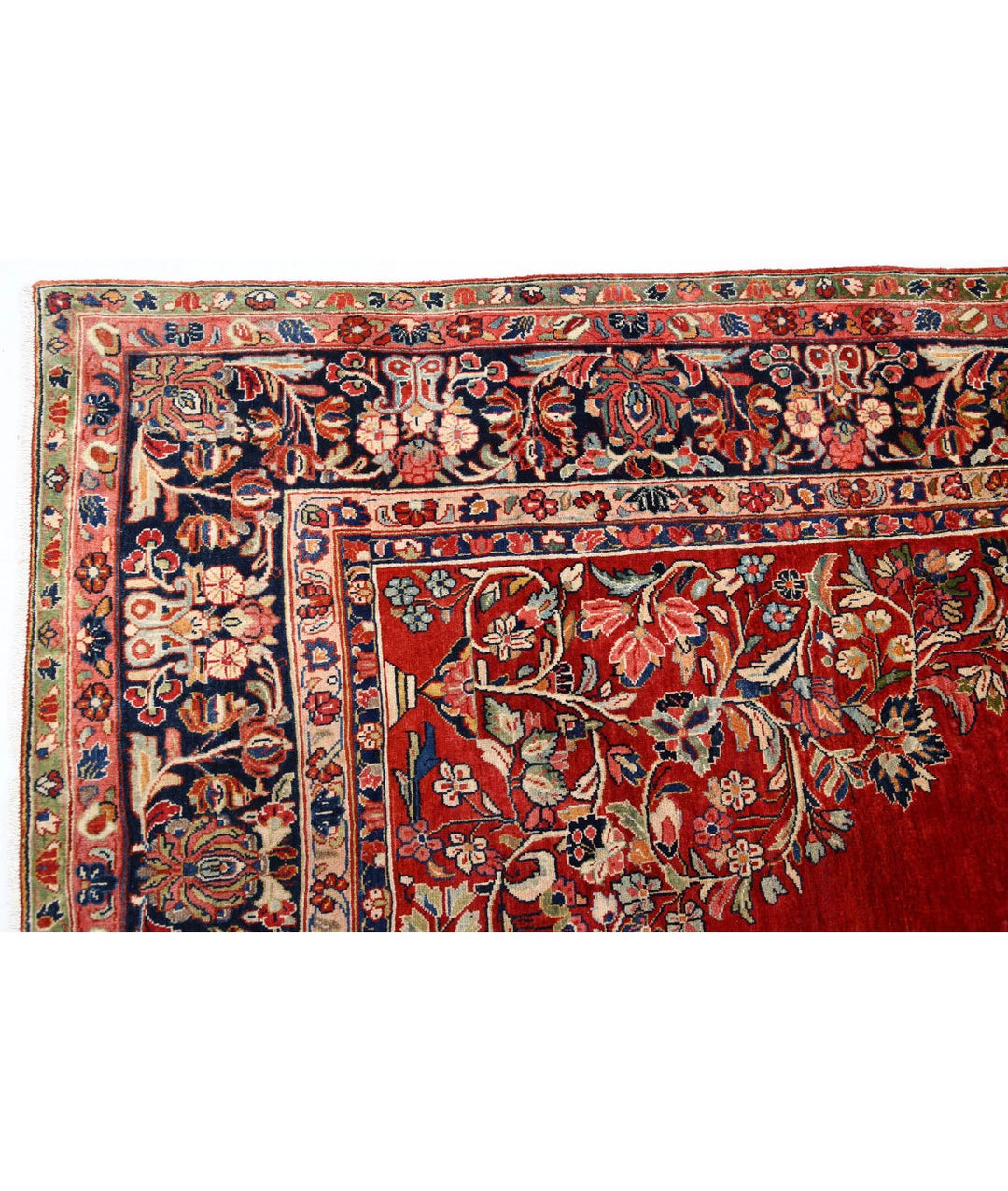 Persian Kerman Rug 8' 4" x 11' 4" Hand-Knotted | No. AT89576