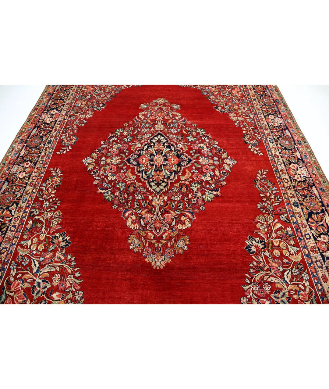 Persian Kerman Rug 8' 4" x 11' 4" Hand-Knotted | No. AT89576