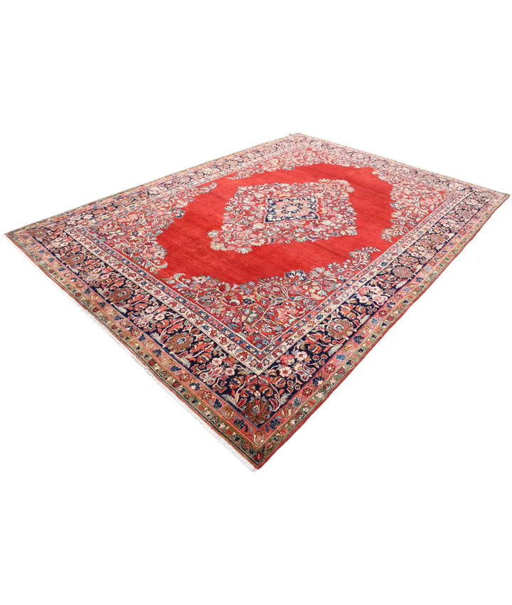 Persian Kerman Rug 8' 4" x 11' 4" Hand-Knotted | No. AT89576