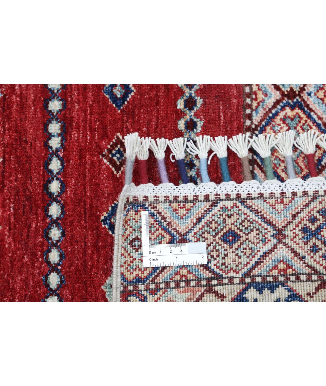 Afghan Khurjeen Rug 5' 6" x 7' 2" Hand-Knotted | No. AT89667