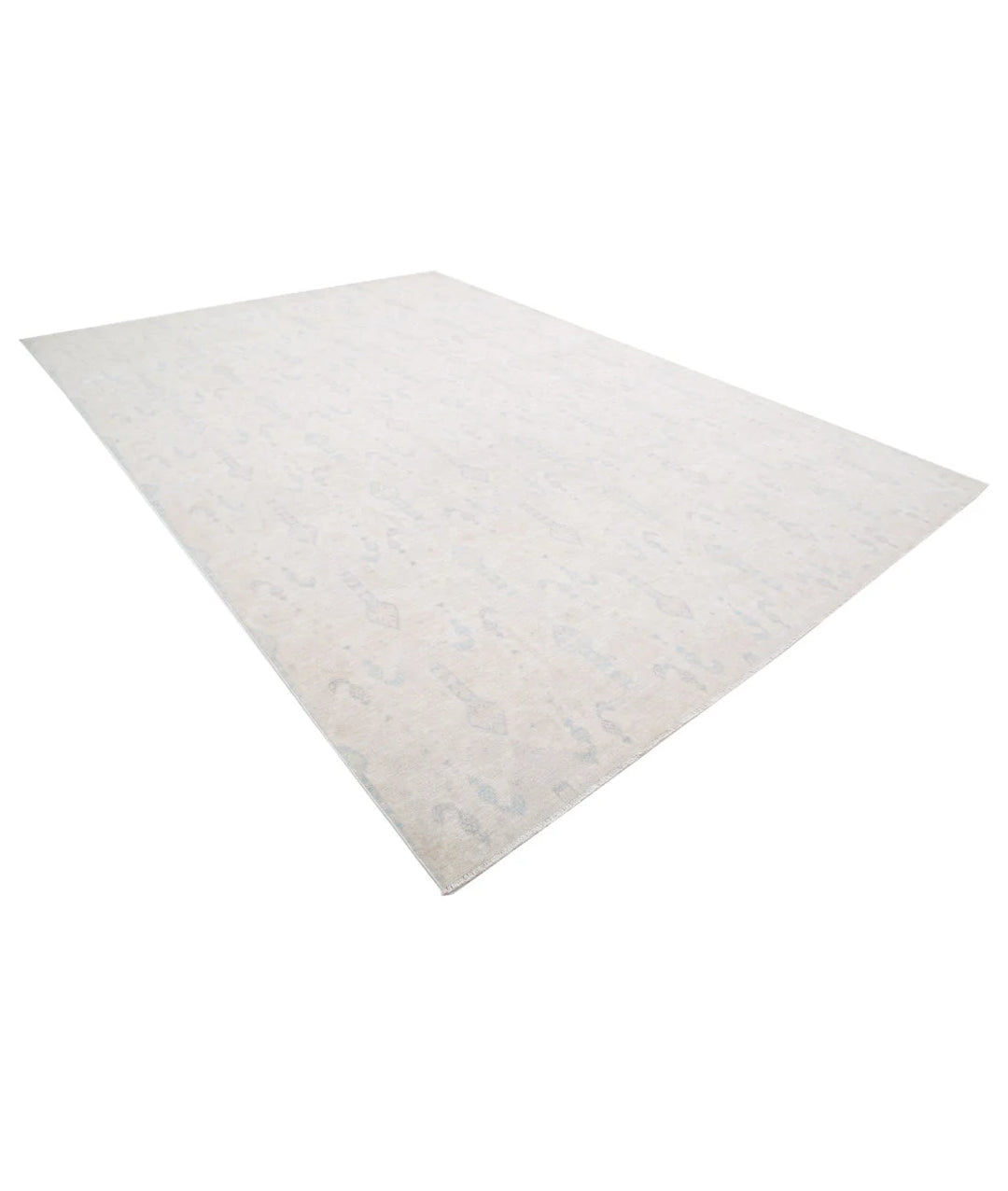 Ivory Afghan Serenity Rug 9' 10" x 14' 2" Hand-Knotted | No. AT89766
