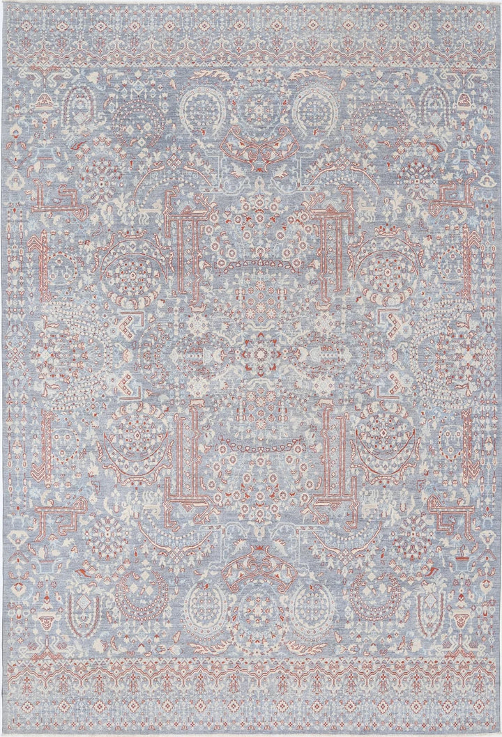 Afghan Oriental Rug 8' 11" x 13' 0" Hand-Knotted | No. AT89794