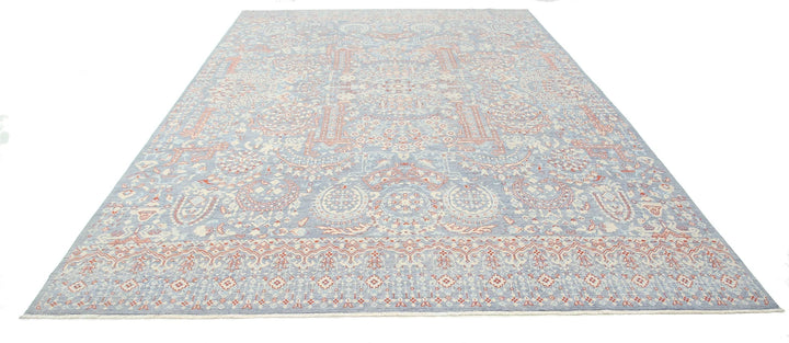 Afghan Oriental Rug 8' 11" x 13' 0" Hand-Knotted | No. AT89794