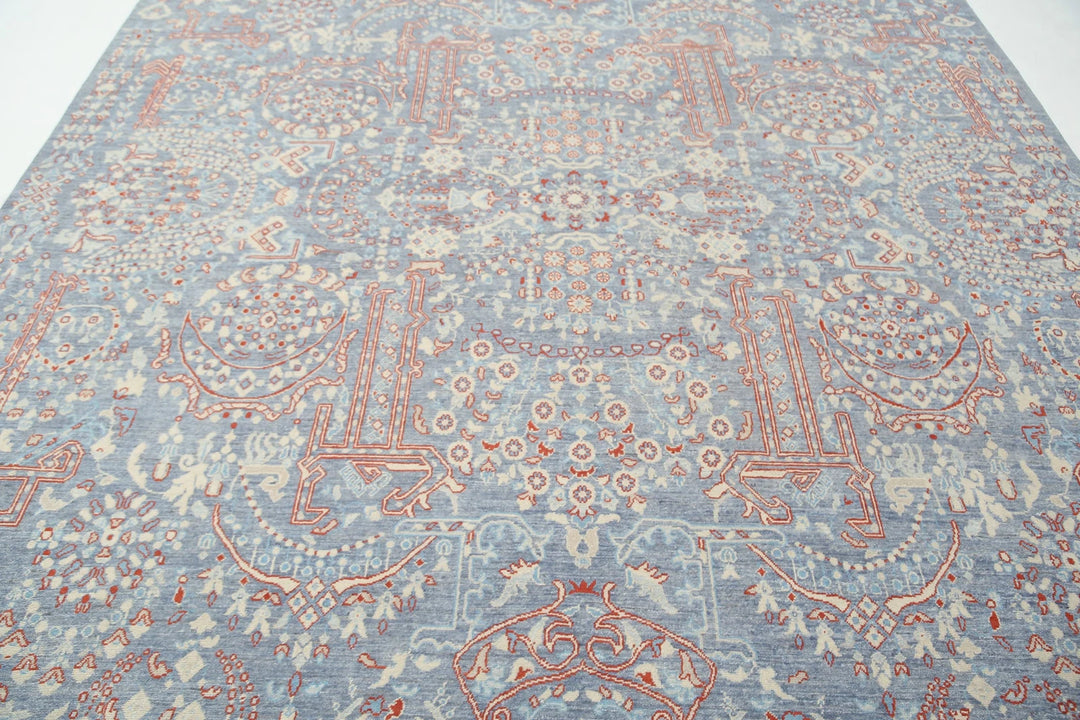 Afghan Oriental Rug 8' 11" x 13' 0" Hand-Knotted | No. AT89794