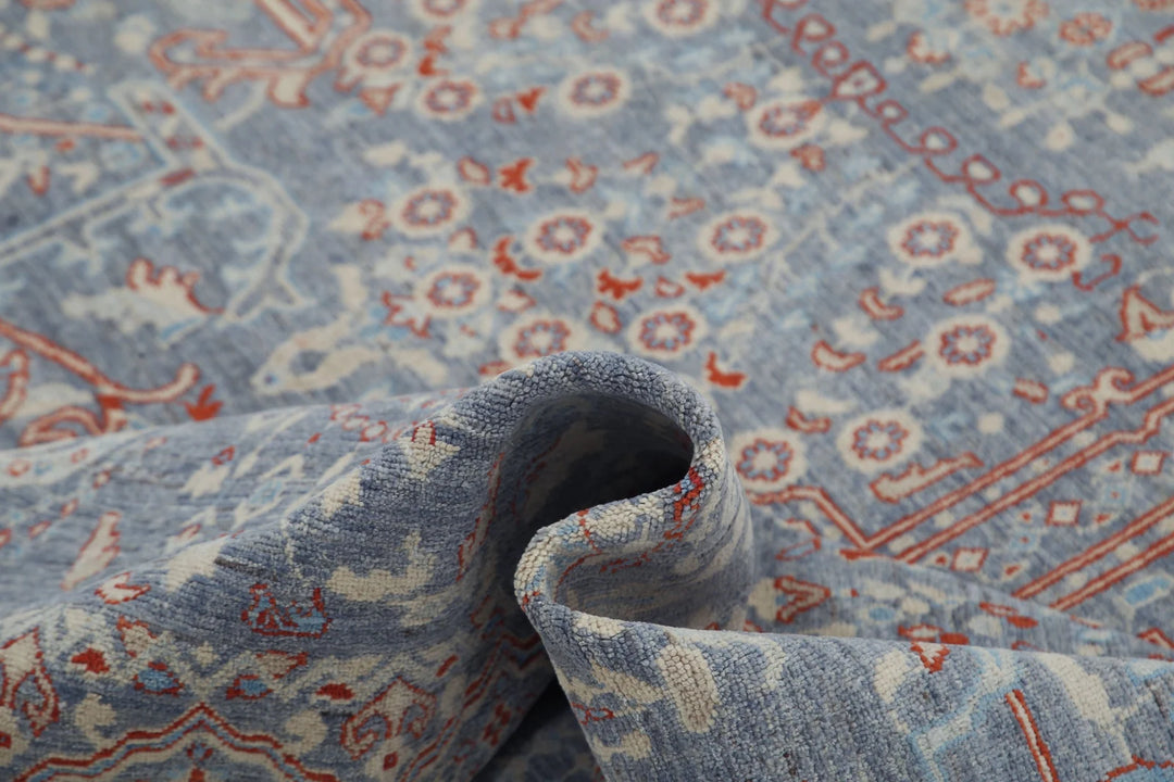 Afghan Oriental Rug 8' 11" x 13' 0" Hand-Knotted | No. AT89794