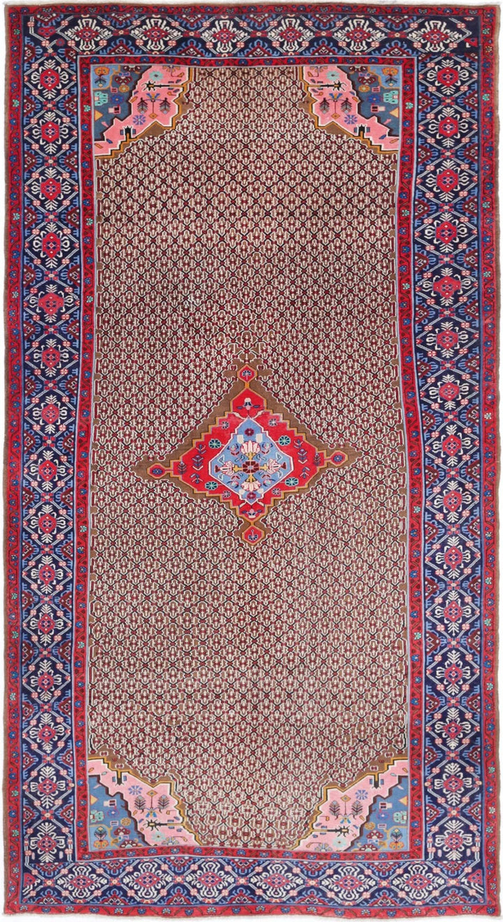 Persian Senneh Rug 5' 2" x 9' 10" Hand-Knotted | No. AT89829