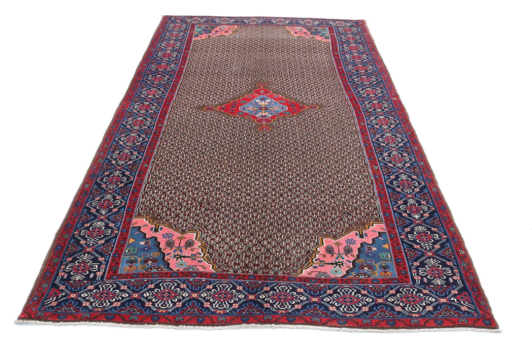 Persian Senneh Rug 5' 2" x 9' 10" Hand-Knotted | No. AT89829