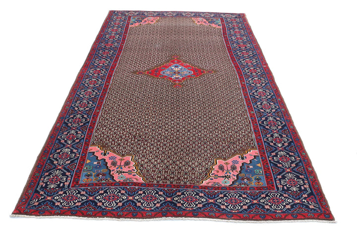 Persian Senneh Rug 5' 2" x 9' 10" Hand-Knotted | No. AT89829