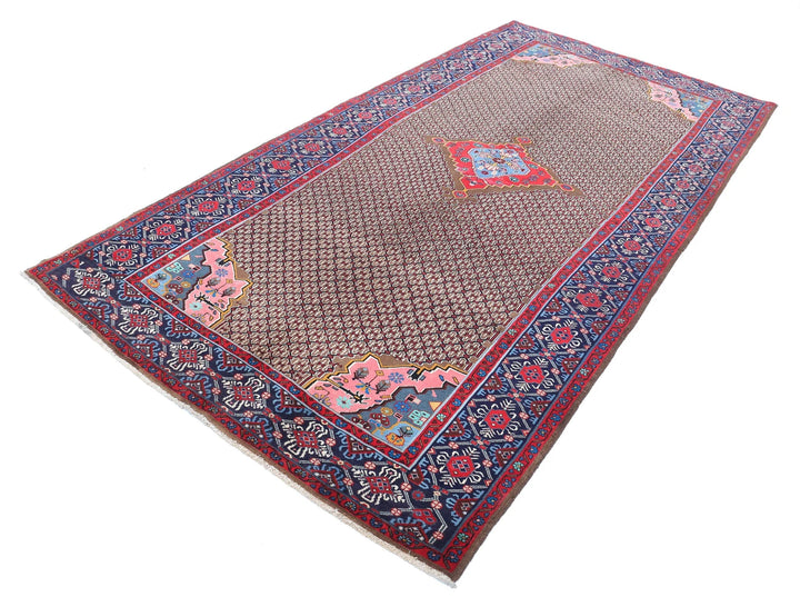 Persian Senneh Rug 5' 2" x 9' 10" Hand-Knotted | No. AT89829