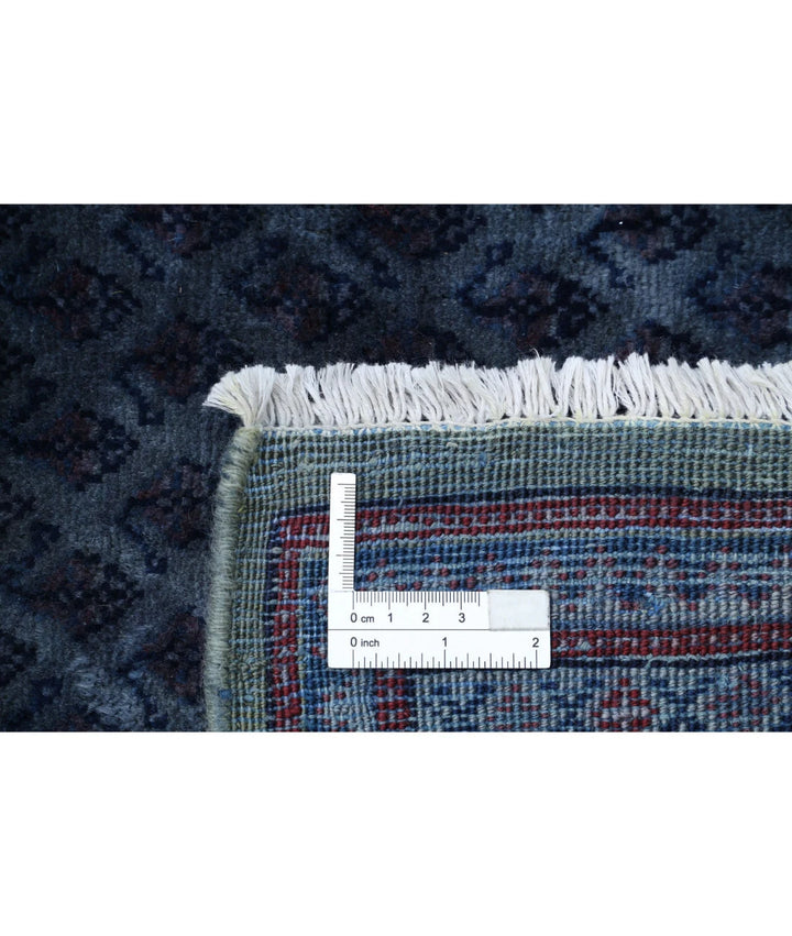 Blue Persian Mir Saraband Rug 9'9" x 13'3" Hand-Knotted | No. AT89838