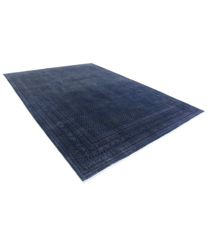 Blue Persian Mir Saraband Rug 9'9" x 13'3" Hand-Knotted | No. AT89838