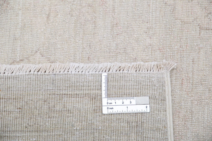 Ivory Afghan Serenity Rug 8'11" x 11'10" Hand-Knotted | No. AT89964