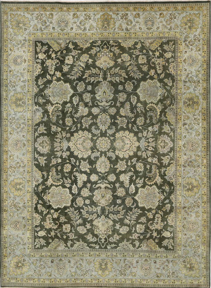 Indian Ziegler Rug 9' 0" x 11' 10" Hand-Knotted | No. AT89978