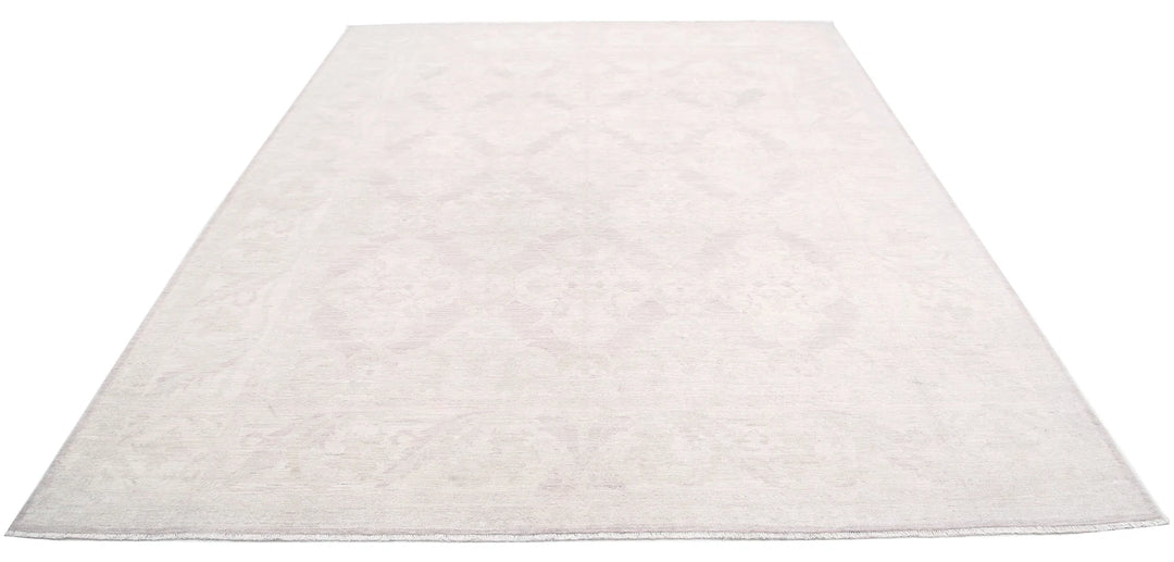 Afghan Tabriz Rug 8' 1" x 10' 2" Hand-Knotted | No. AT90005