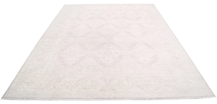 Afghan Tabriz Rug 8' 1" x 10' 2" Hand-Knotted | No. AT90005
