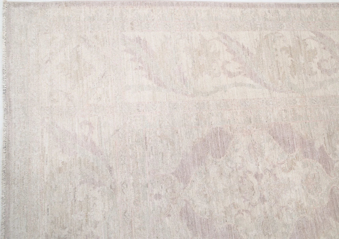 Afghan Tabriz Rug 8' 1" x 10' 2" Hand-Knotted | No. AT90005