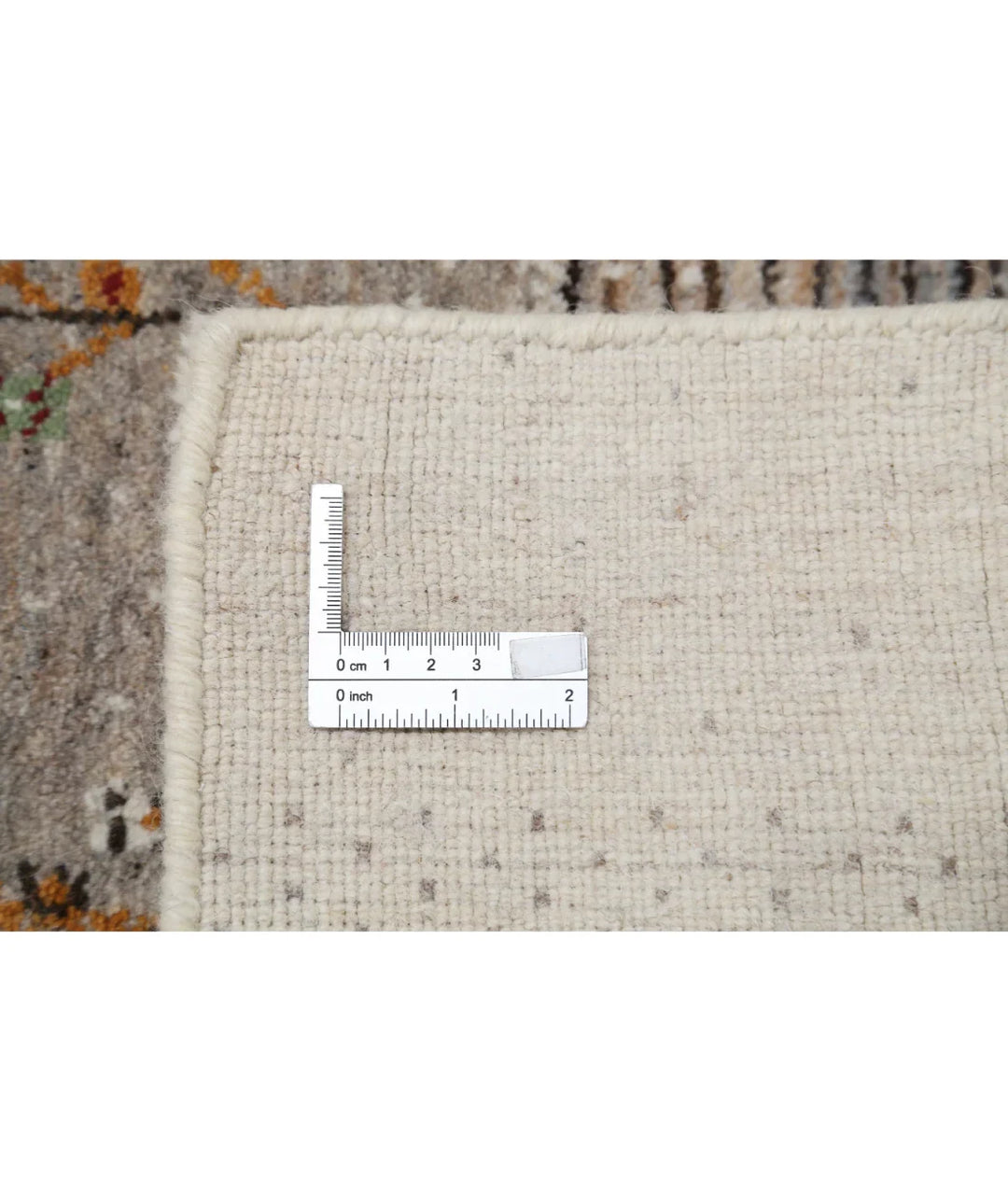 Ivory Indian Lori Rug 5' 3" x 7' 5" Hand-Knotted | No. AT90043