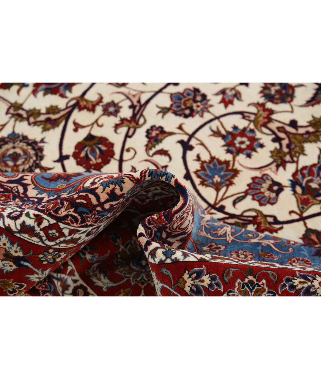 Persian Isfahan Rug 10' 3" x 14' 7" Hand-Knotted | No. AT90141