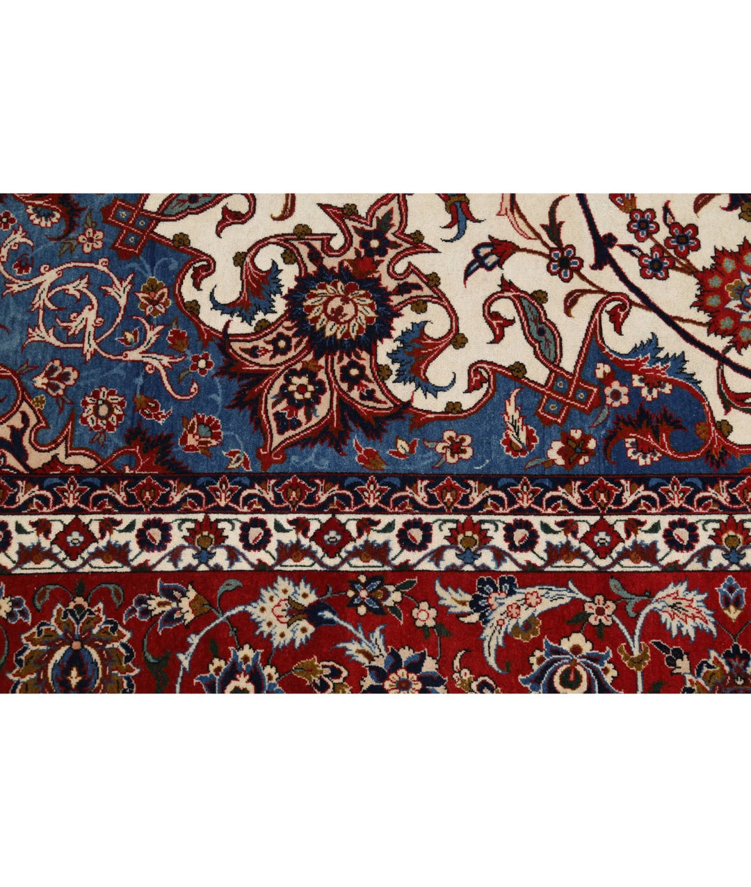 Persian Isfahan Rug 10' 3" x 14' 7" Hand-Knotted | No. AT90141