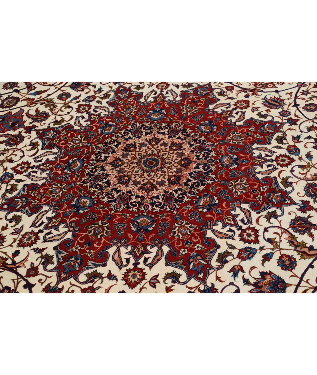Persian Isfahan Rug 10' 3" x 14' 7" Hand-Knotted | No. AT90141