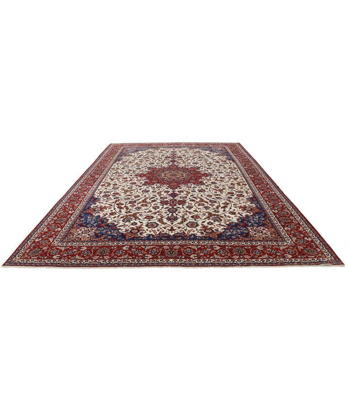 Persian Isfahan Rug 10' 3" x 14' 7" Hand-Knotted | No. AT90141