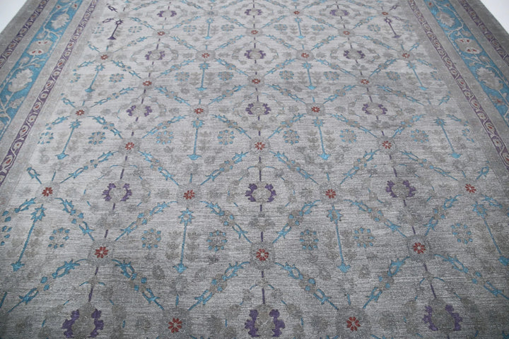 Afghan Oriental Rug 11' 11" x 14' 10" Hand-Knotted | No. AT90143
