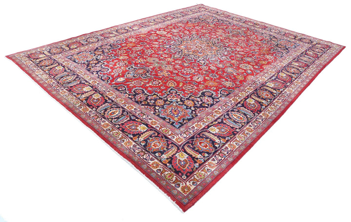 Persian Tabriz Rug 9' 7" x 12' 8" Hand-Knotted | No. AT90193