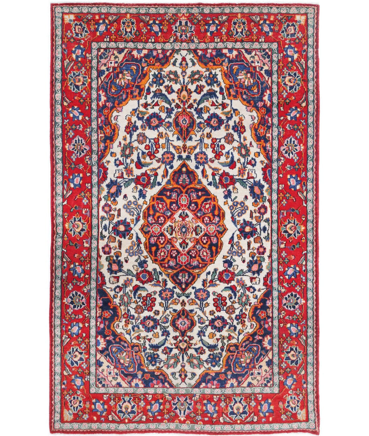 Persian Navahand Rug 4' 2" x 6' 8" Hand-Knotted | No. AT90225