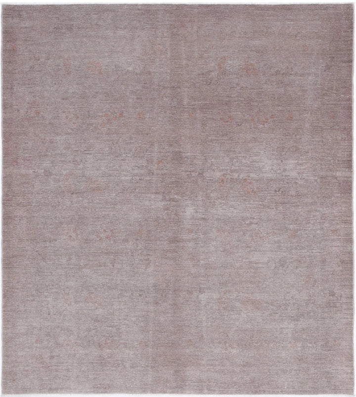 Afghan Overdye Rug 5' 10" x 6' 6" Hand-Knotted | No. AT90333
