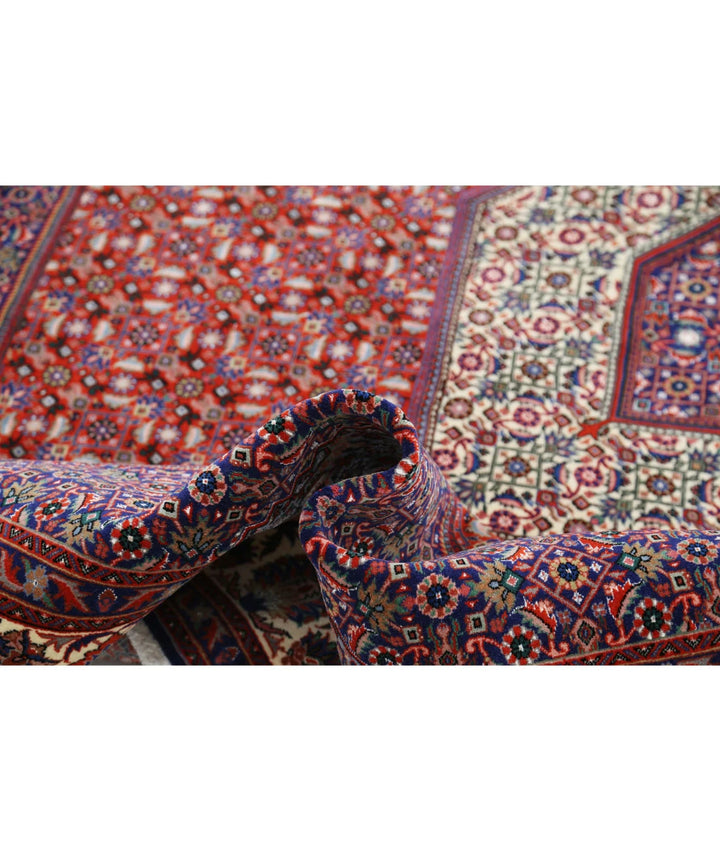 Persian Bijar Rug 6' 7" x 9' 10" Hand-Knotted | No. AT90455