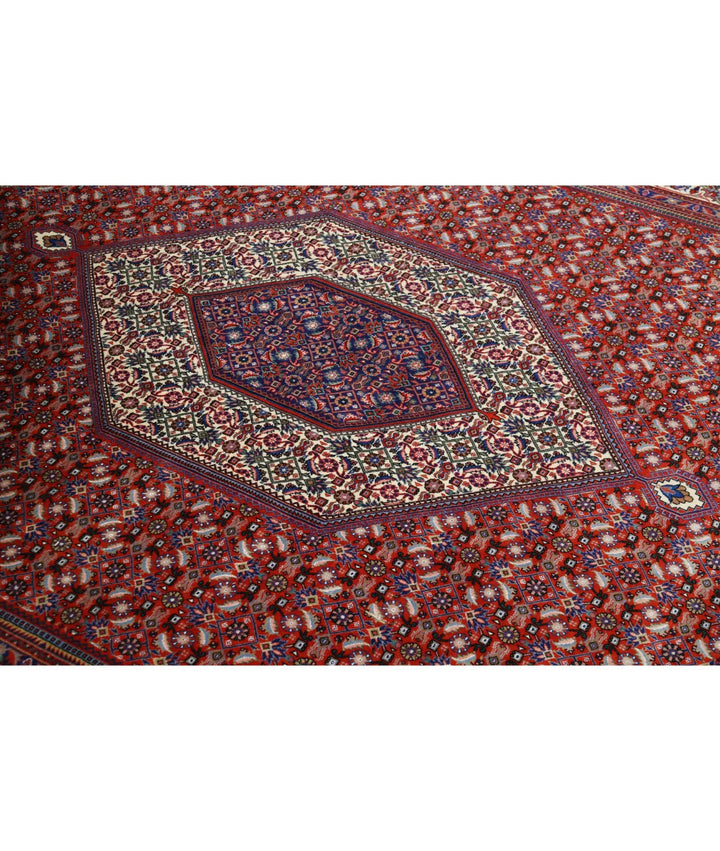 Persian Bijar Rug 6' 7" x 9' 10" Hand-Knotted | No. AT90455