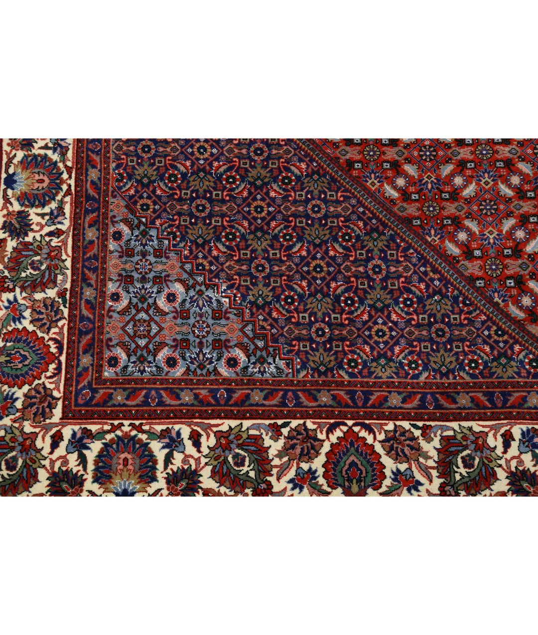 Persian Bijar Rug 6' 7" x 9' 10" Hand-Knotted | No. AT90455