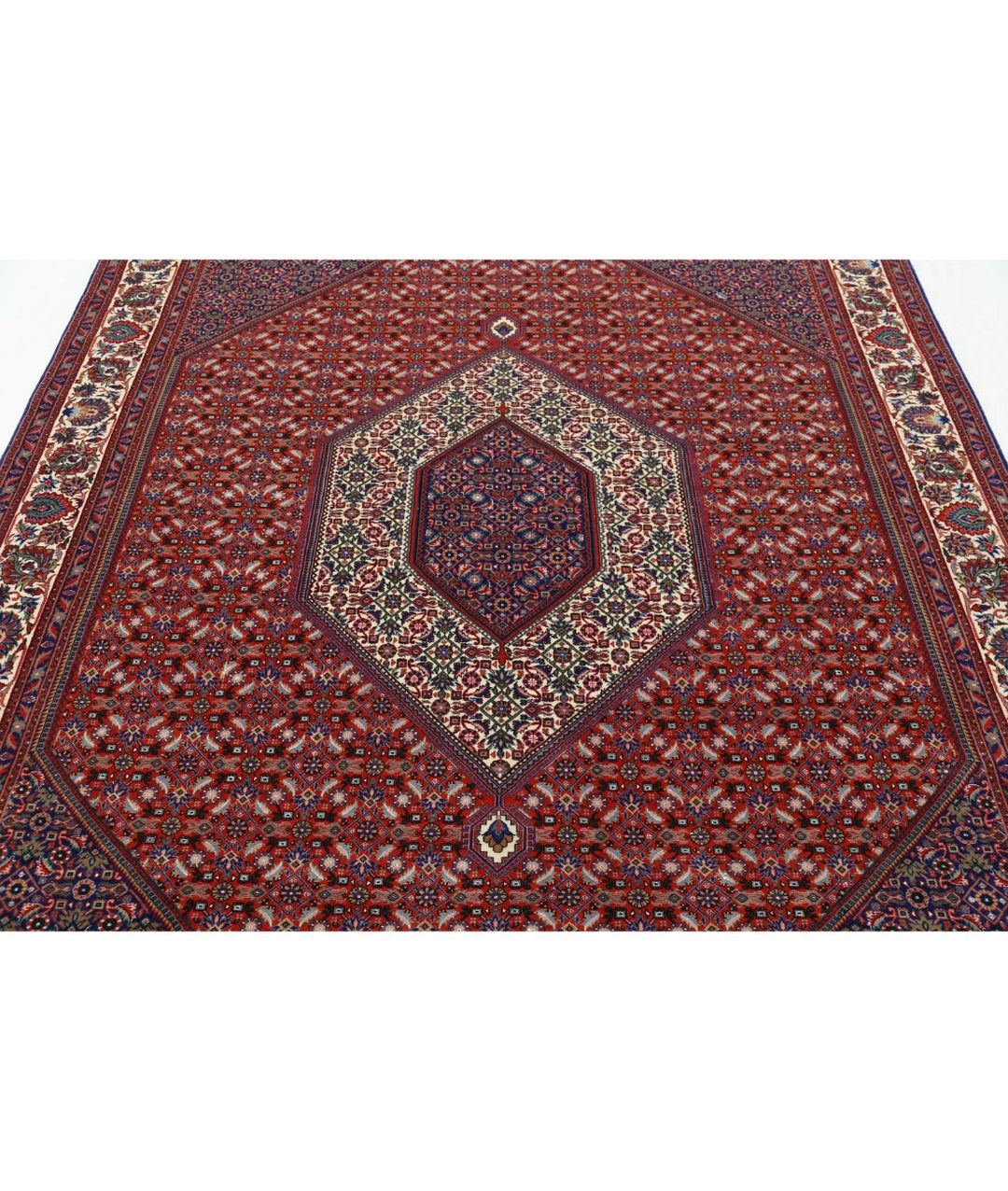 Persian Bijar Rug 6' 7" x 9' 10" Hand-Knotted | No. AT90455