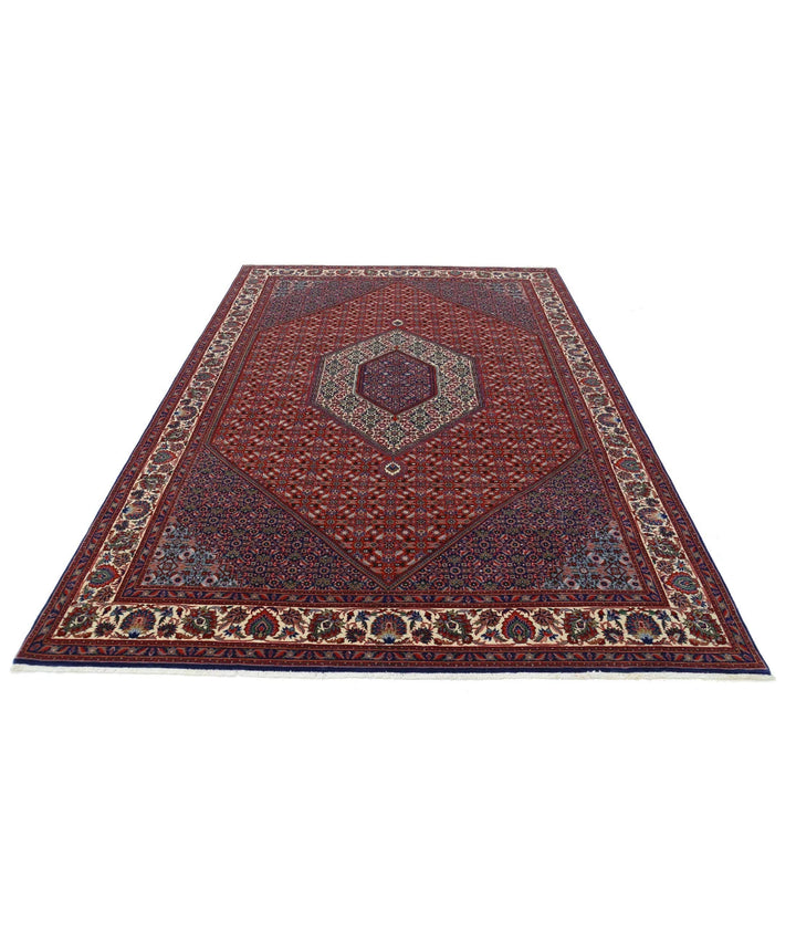 Persian Bijar Rug 6' 7" x 9' 10" Hand-Knotted | No. AT90455