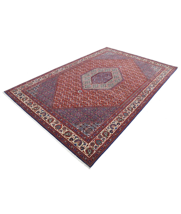 Persian Bijar Rug 6' 7" x 9' 10" Hand-Knotted | No. AT90455