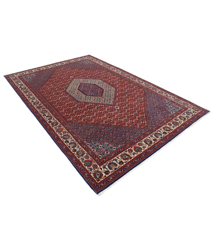 Persian Bijar Rug 6' 7" x 9' 10" Hand-Knotted | No. AT90455