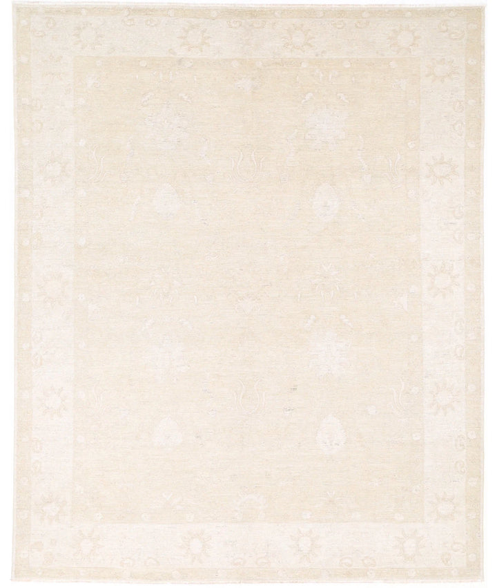 Afghan Tabriz Rug 8' 0" x 9' 10" Hand-Knotted | No. AT90486