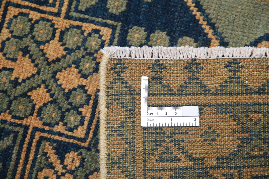 Afghan Akcha Revival Rug 5' 0" x 6' 6" Hand-Knotted | No. AT90625