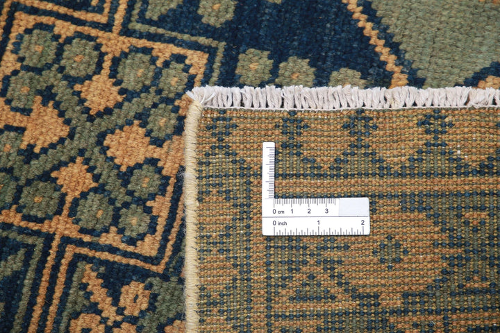 Afghan Akcha Revival Rug 5' 0" x 6' 6" Hand-Knotted | No. AT90625