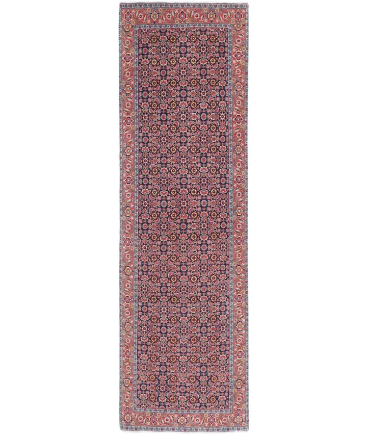 Persian Bijar Runner Rug 2' 9" x 9' 7" Hand-Knotted | No. AT90715