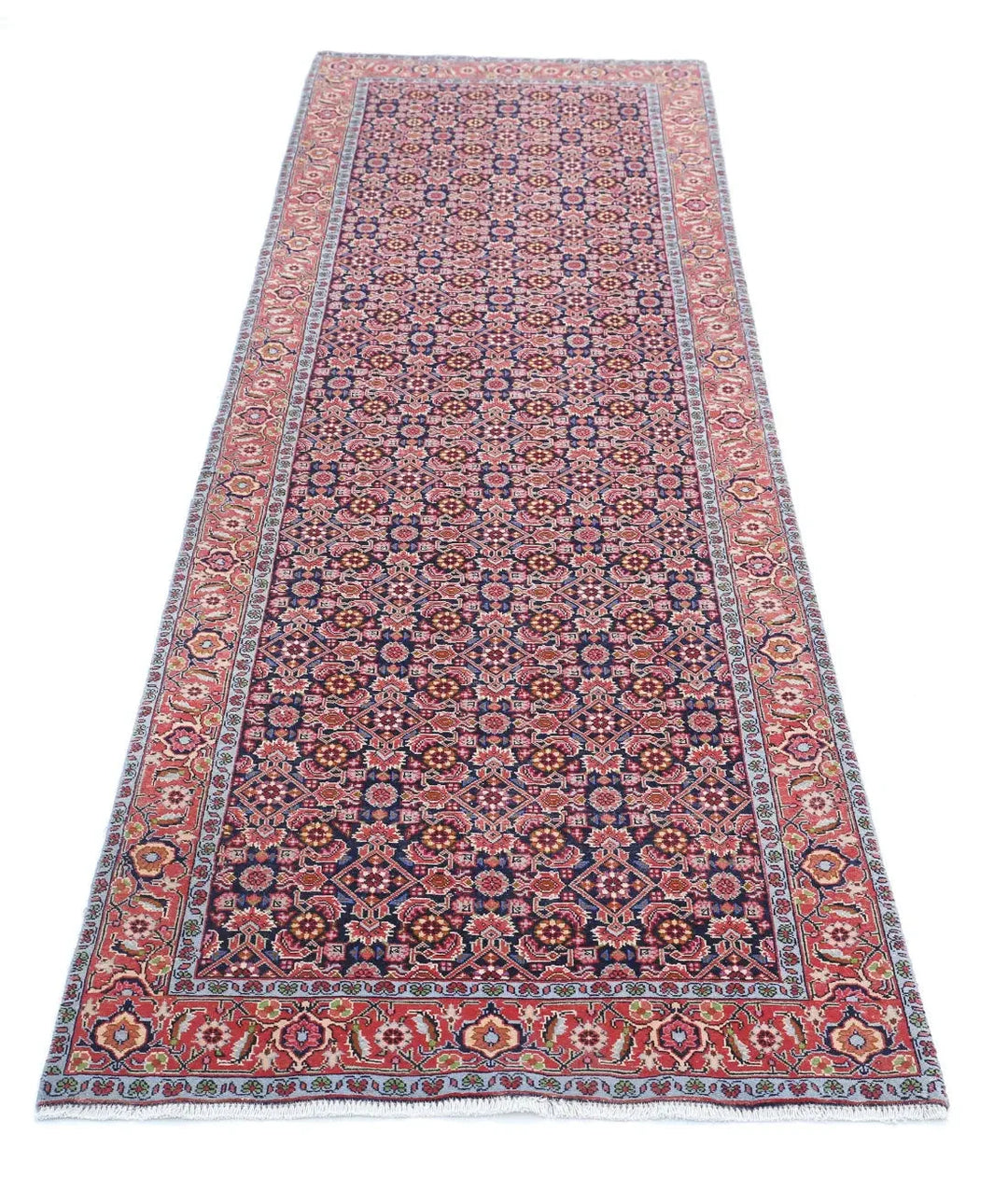 Persian Bijar Runner Rug 2' 9" x 9' 7" Hand-Knotted | No. AT90715