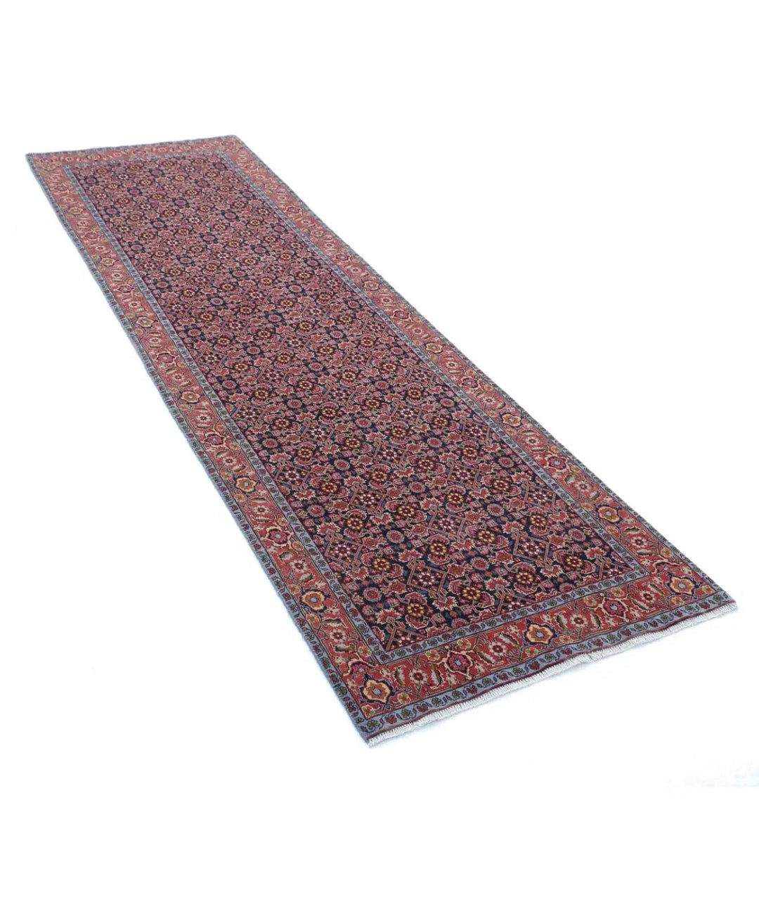 Persian Bijar Runner Rug 2' 9" x 9' 7" Hand-Knotted | No. AT90715