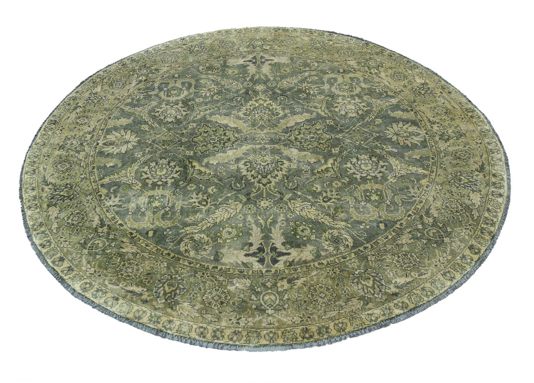 Indian Oriental Rug 5'8" x 5'9" Hand-Knotted | No. AT90748